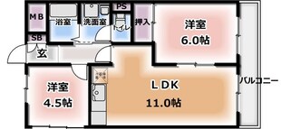 ポポロタカヒロの物件間取画像